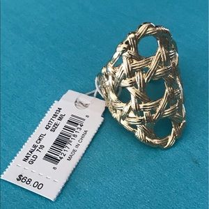 Gold tone Kendra Scott Natalie Ring